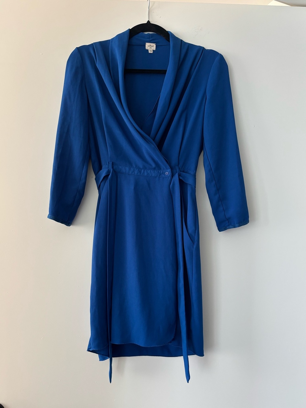 Wilfred Aritzia Royal Blue Dress